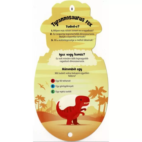 Tudod a választ? - Dinoszauruszok 