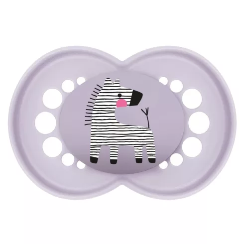 MAM Original 16+ szilikon nyugtató cumi - lila zebra