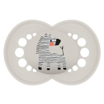 MAM Original 16+ szilikon nyugtató cumi - szürke zebra