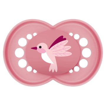   MAM Original 16+ szilikon nyugtató cumi - rózsaszín kolibri 