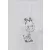 Babastar wellsoft babapléd 70*90 cm - zsiráf szürke 