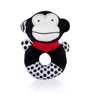 Zopa Kontrasztos fejlesztő csörgő - Monkey