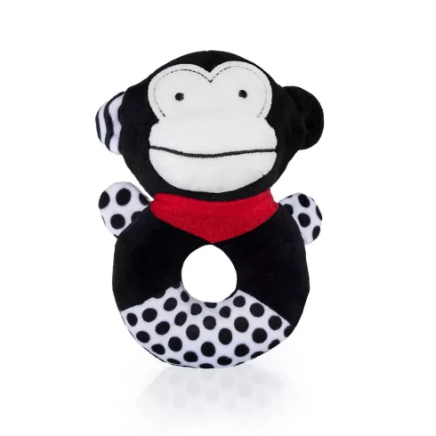 Zopa Kontrasztos fejlesztő csörgő - Monkey