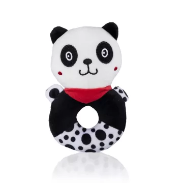 Zopa Kontrasztos fejlesztő csörgő - Panda 