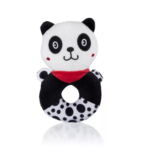 Zopa Kontrasztos fejlesztő csörgő - Panda 
