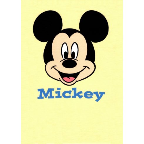 Disney pamut,gumis lepedő - Mickey  (sárga)