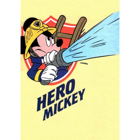 Disney pamut,gumis lepedő - HERO Mickey  (sárga)