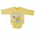 Hosszú ujjú baba body Snoopy mintával  (68) - sárga
