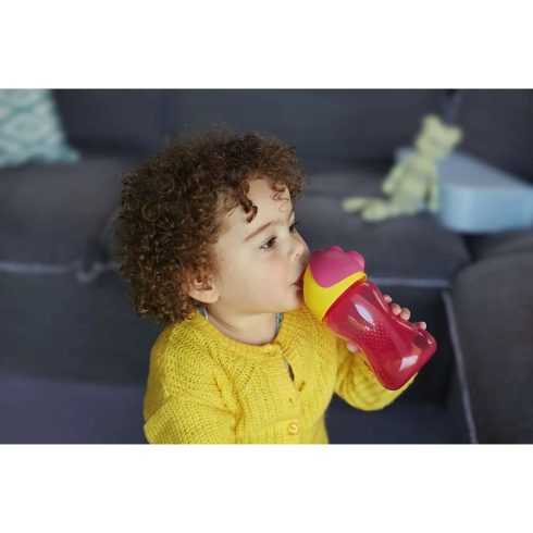 Philips Avent 12+ Bendy Szívószálas itató pohár 300ml - pink