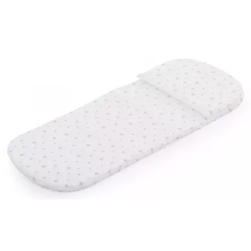 Chipolino matrac mózeskosárba 78x31x2 cm - Beige Stars