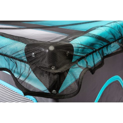 Caretero szúnyogháló utazóágyra 60x120 cm - fekete