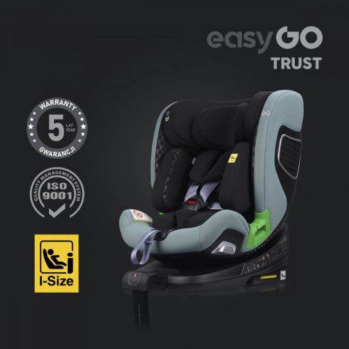 EasyGo Trust i-Size Isofix gyermekülés (40-150 cm) - Agava