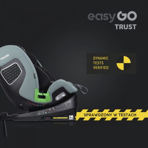 EasyGo Trust i-Size Isofix gyermekülés (40-150 cm) - Agava