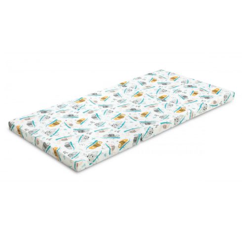 Összehajtható matrac utazóágyhoz 60x120cm - kaméleon 