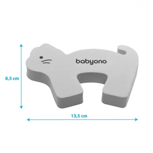 BabyOno ajtóbecsapódás-gátló - fehér kutya