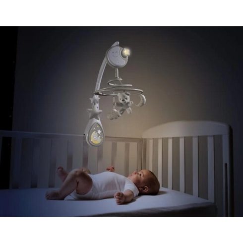 CHICCO Next2Dreams zenélő-forgó Neutral