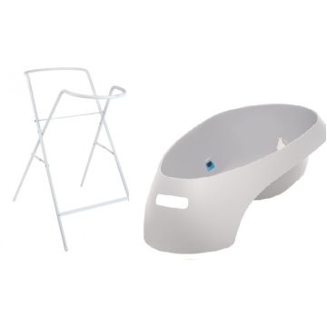   Tega Baby TEGGI 83 cm babakád hőmérővel + kádállvány - grey