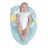 Chicco My First Nest babafészek - hasalópárna Light Blue