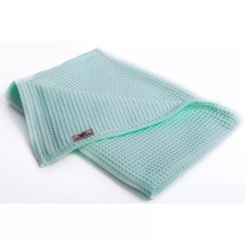 Waffle babatakaró 100x140 cm - Menta