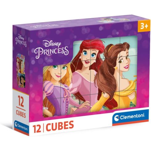 Clementoni Disney Princess - Disney Hercegnők mesekocka 12db-os 