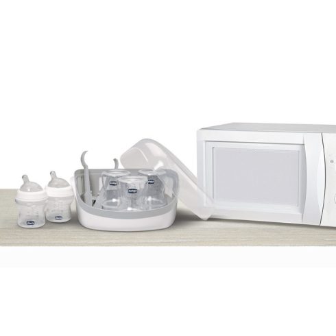Chicco Sterilizáló mikrohullámú sütőbe 600-1200 Watt, 3-8 perc