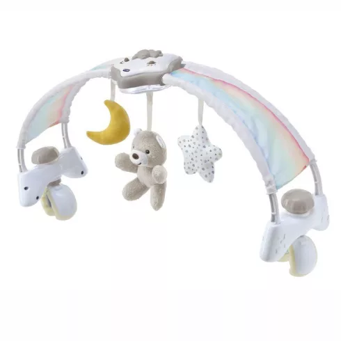 Chicco Rainbow Sky kiságy játékhíd és éjszakai fény elemes 0+ neutral