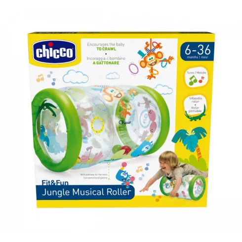 Chicco Dzsungel zenélő henger
mászásfejlesztő játék 