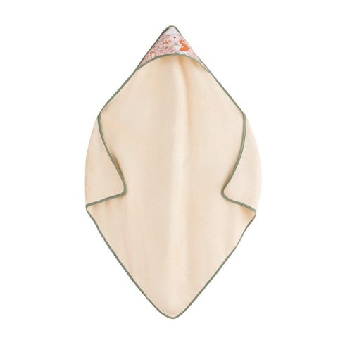 P&M Loulou Bambusz törölköző kapucnival 100 x 100 cm - Rosy Wilderness