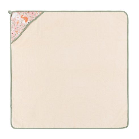 P&M Loulou Bambusz törölköző kapucnival 100 x 100 cm - Rosy Wilderness