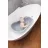   Zopa babakád leeresztő dugóval 84 cm - “Unikornis” szürke/rózsaszín
