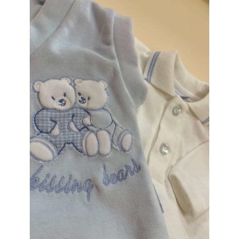 Trimex plüss 3 részes kisfiú garnitúra (68) - kék