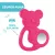 Chicco Koalás hűsítő rágóka acélbetétes pink 4hó+