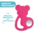 Chicco Koalás hűsítő rágóka acélbetétes pink 4hó+