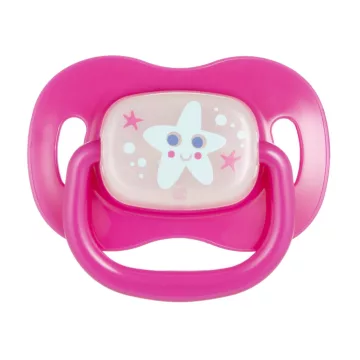 Canpol babies cseresznye alakú szilikon cumi 6-18m - pink