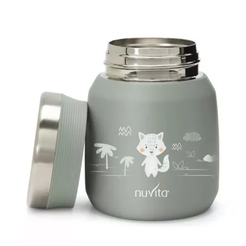 Nuvita ételtároló termosz 300ml - green 4471