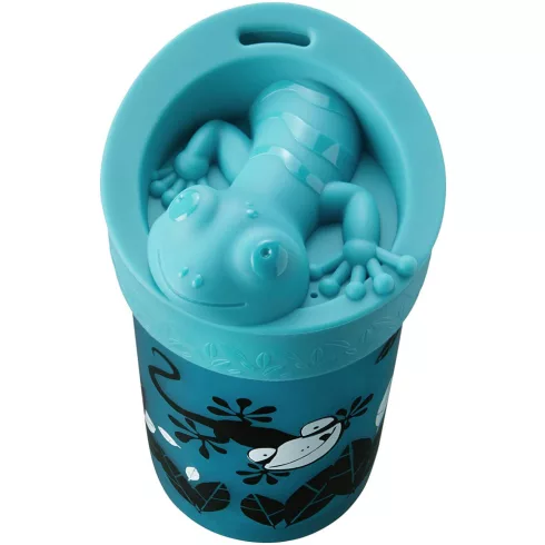 Tommee Tippee Itatópohár felboríthatatlan tetővel 18+ 300ml zöld kaméleon