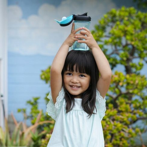 Chicco Kids Cup 350ml pohárperemű itató 2év+ Rózsaszín 