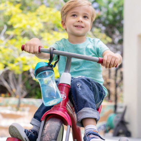 Chicco Kids Cup 350ml pohárperemű itató 2év+ Rózsaszín 