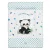 Babastar puha pelenkázó lap 50*70 cm - kék panda