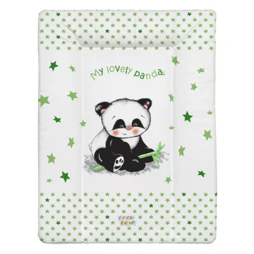 Babastar puha pelenkázó lap 50*70 cm - zöld panda