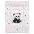 Babastar puha pelenkázó lap 50*70 cm - rózsaszín panda