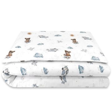 Baby Shop 2 részes babaágynemű - kék maci