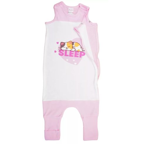 Ujjatlan tipegő hálózsák Cicás mintával 1 TOG (68-80) 