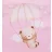 Rövid ujjú baba body - rózsaszín maci (74)