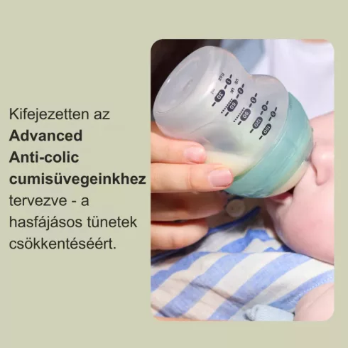 Tommee Tippee Advanced Anti-Colic 2db-os szilikon 0+ etetőcumi - extra lassú folyású