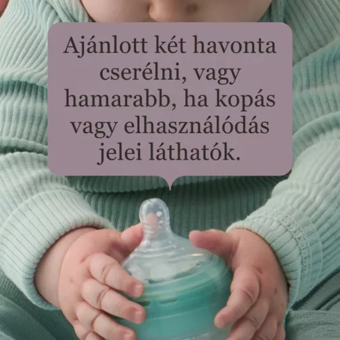Tommee Tippee Advanced Anti-Colic 2db-os szilikon 0+ etetőcumi - extra lassú folyású