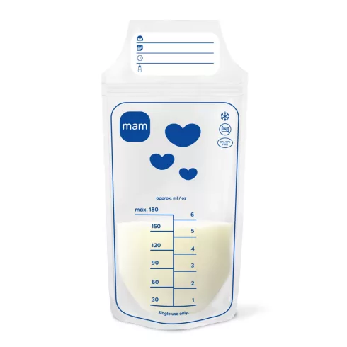 MAM Anyatejtároló zacskó 180 ml - 25 db