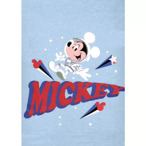 Disney pamut,gumis lepedő - Mickey űrhajós (kék)