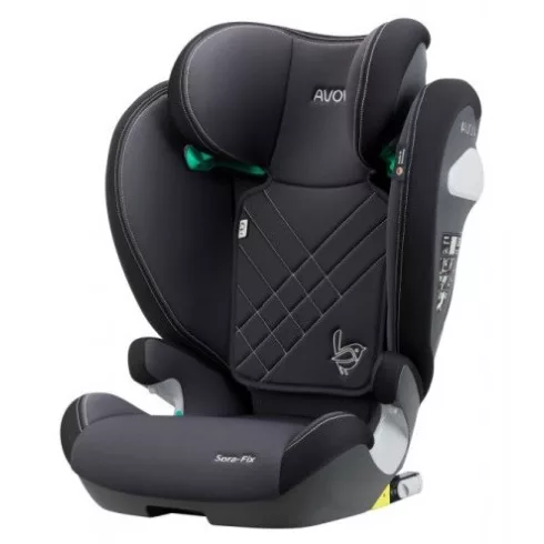 Avova SORA-FIX autóülés 100-150 cm - Grey Black