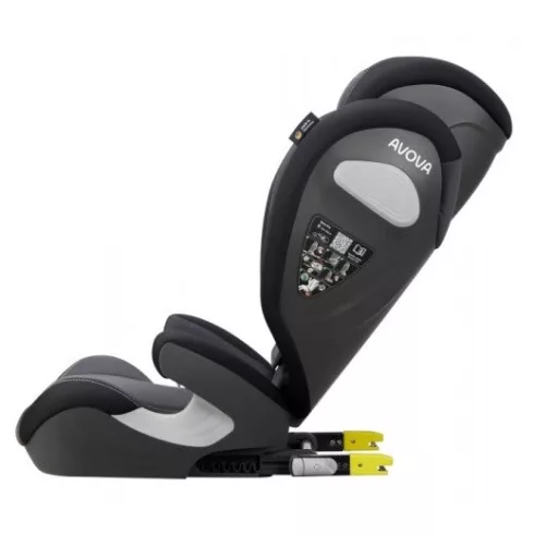 Avova SORA-FIX autóülés 100-150 cm - Grey Black